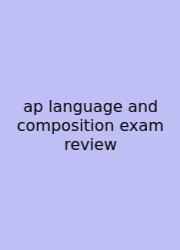 Ap Language And Composition Exam Review