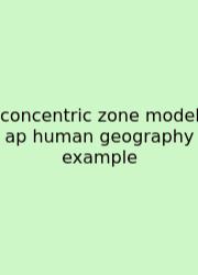 Concentric Zone Model Ap Human Geography Example