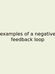 Examples Of A Negative Feedback Loop