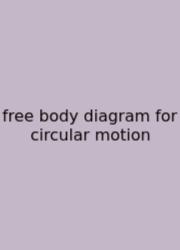 Free Body Diagram For Circular Motion