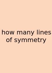 How Many Lines Of Symmetry