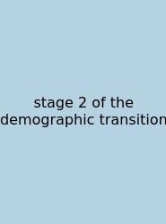 Stage 2 Of The Demographic Transition