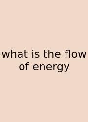 What Is The Flow Of Energy