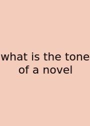 What Is The Tone Of A Novel